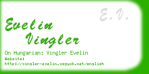 evelin vingler business card